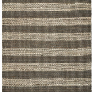 5' X 7' Jute Slate Ivory Area Rug