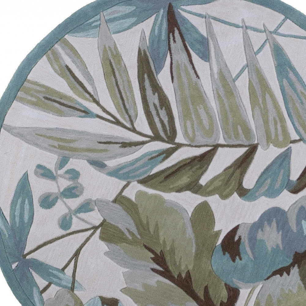 5' X 7' 6 Polyester Ivory Area Rug