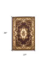 9' X 13'  Polypropylene Plumor Ivory Area Rug