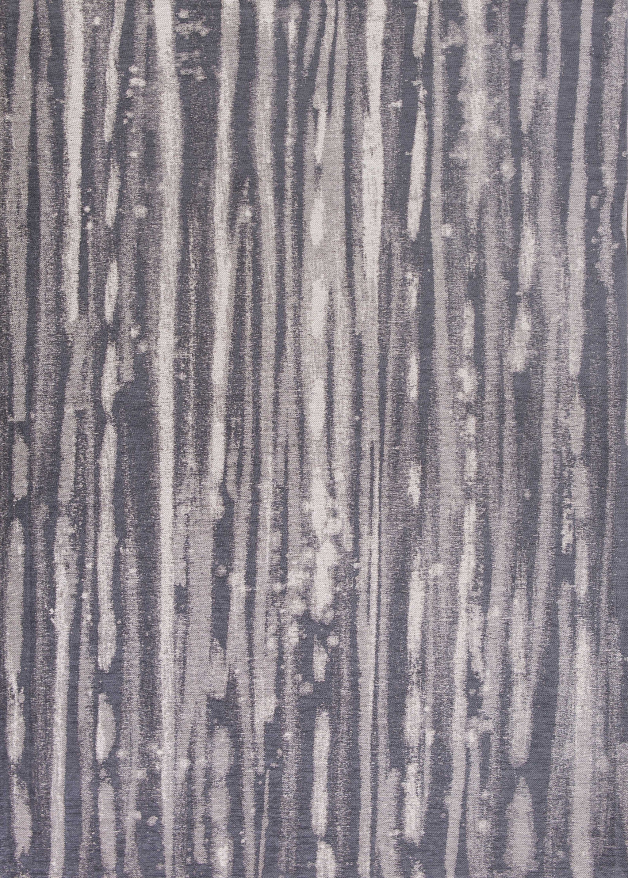 6'7 X 9'6 Polyester Charcoal Area Rug