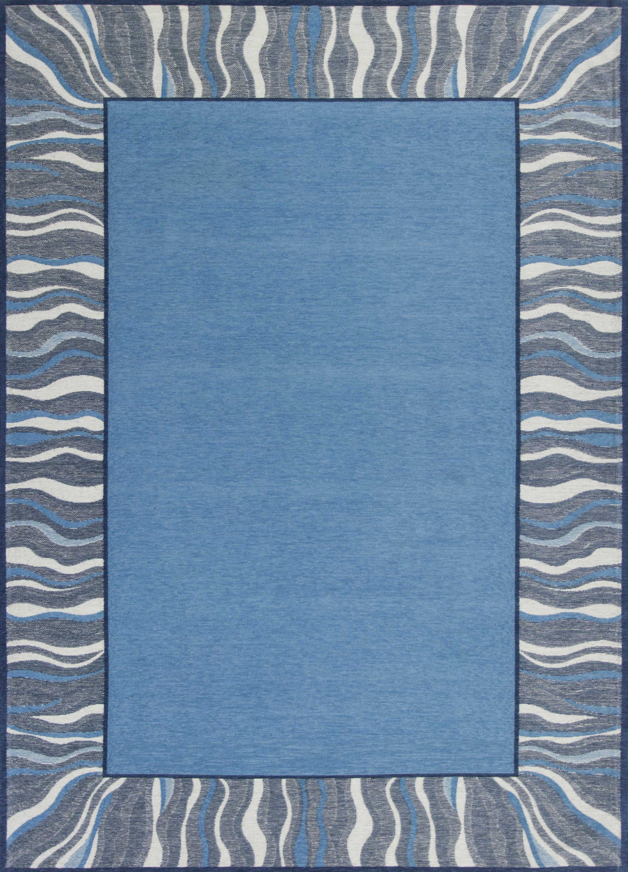 26 X 45 Polyester Denim Area Rug