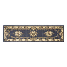 2' X 8' Blue Medallion Runner Rug