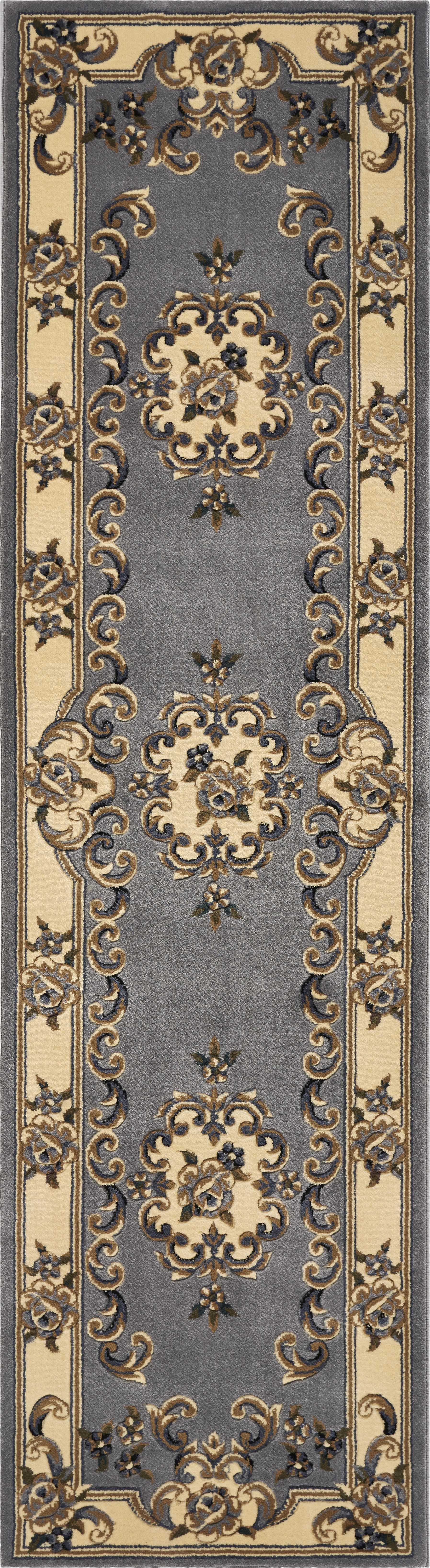 7' X 10' Polypropylene Slate Blue Area Rug