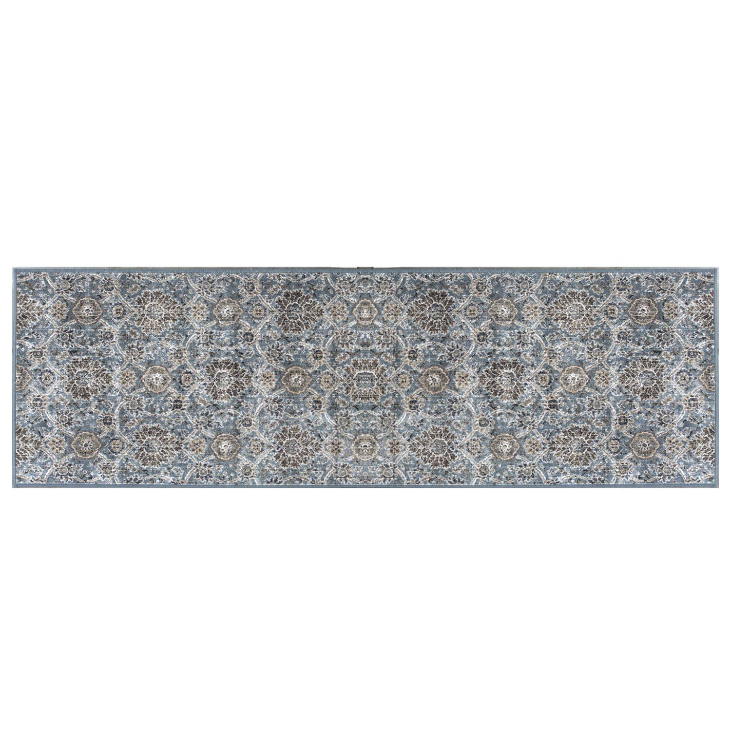 7' X 11' Viscose Slate Area Rug