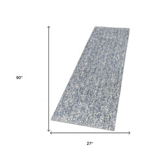 8' Slate Grey Heather Round Indoor Shag Rug