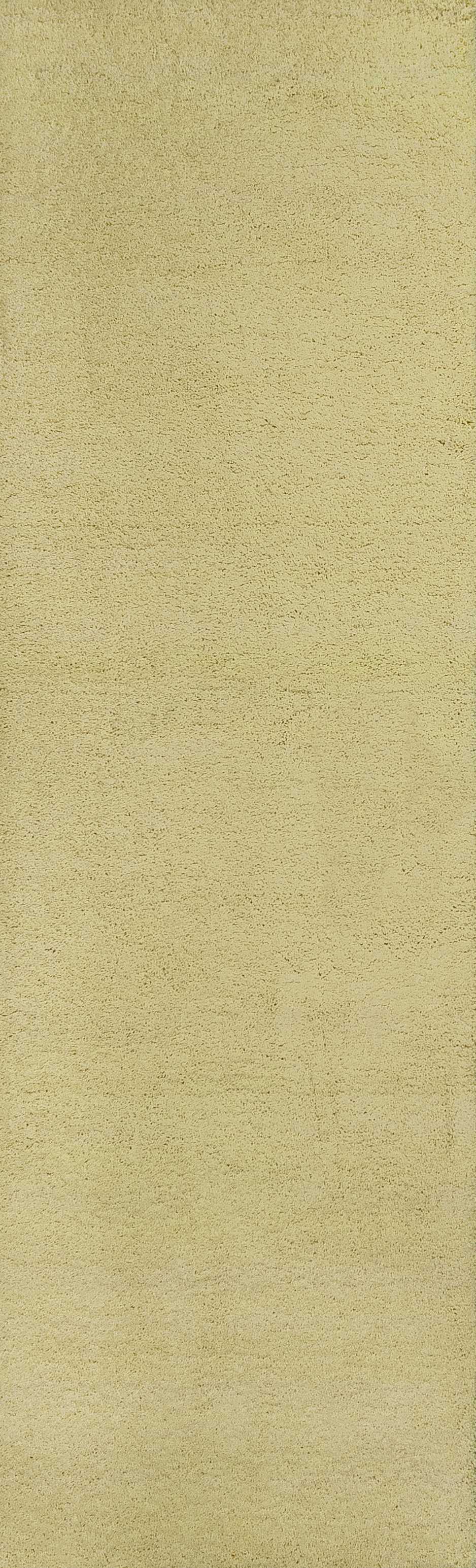 8' 金絲雀黃色圓形室內長毛地毯