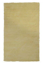 8' 金絲雀黃色圓形室內長毛地毯