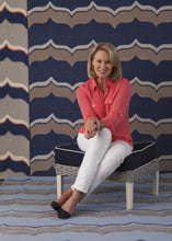 3'3 X 5'3 Wool Putty Indigo Area Rug