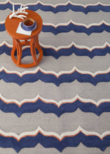 3'3 X 5'3 Wool Putty Indigo Area Rug