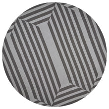 6' X 9' Uv Treated Polypropylene Charcoal Area Rug