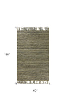 5 X 8  Wool Ocean Area Rug