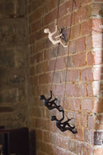 兩件套 6 英寸黑色獨特攀岩男式牆壁藝術