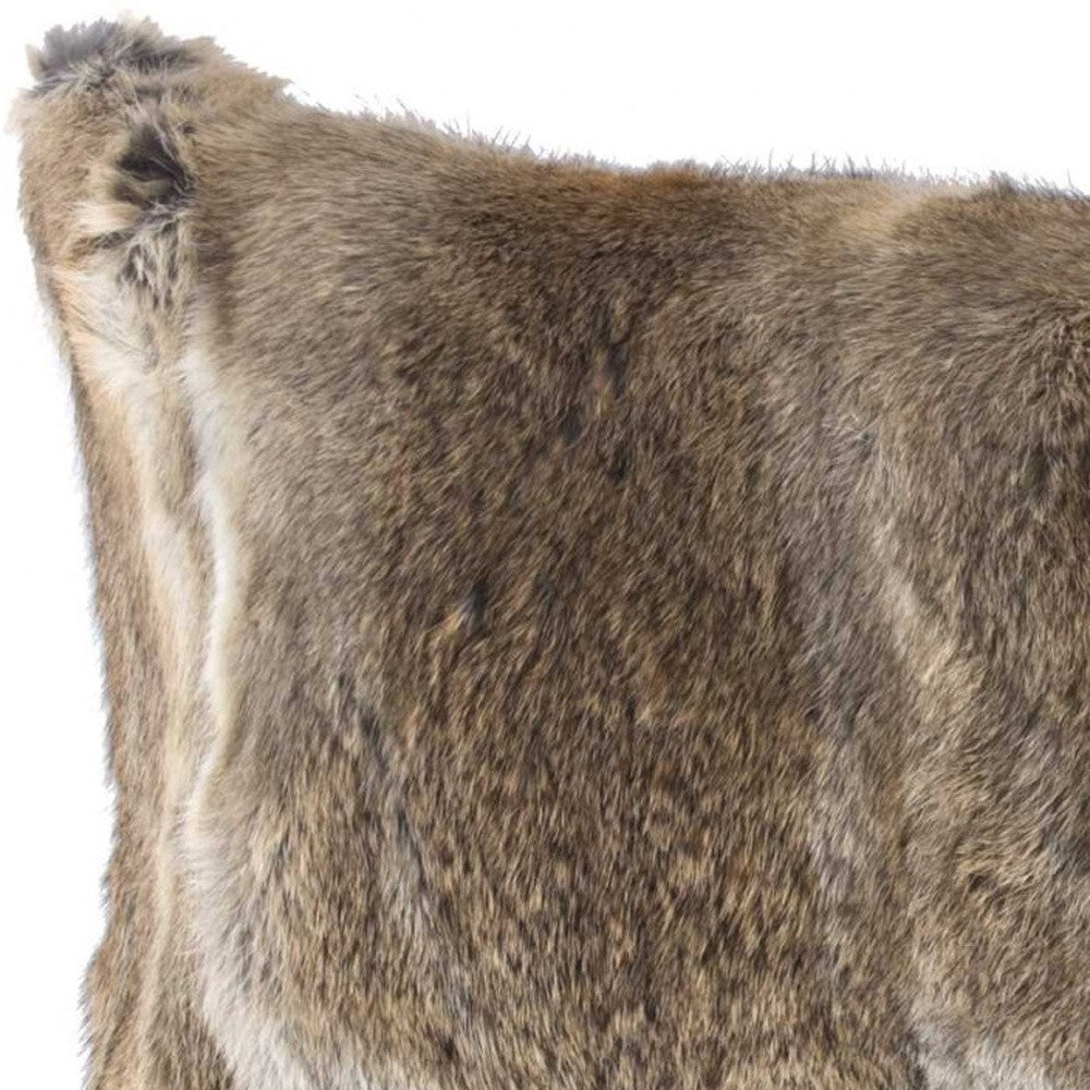 5" X 12" X 20" 100% 天然兔毛榛子枕頭