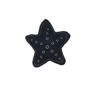 Blue With White 3D Shape Star Pillow