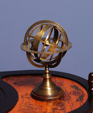 Armillary Sphere On Wood Base 7