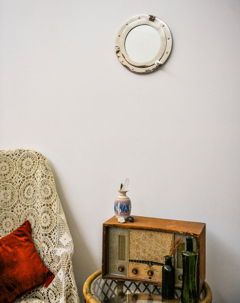 12" X 12" X 2" Porthole Mirror