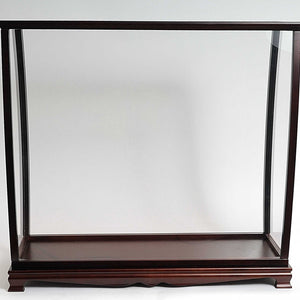 40" Dark Brown Solid Wood Frame Display Stand