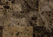 Juego de mesa superior con aspecto de mármol Cappuccino, juego de 3 piezas