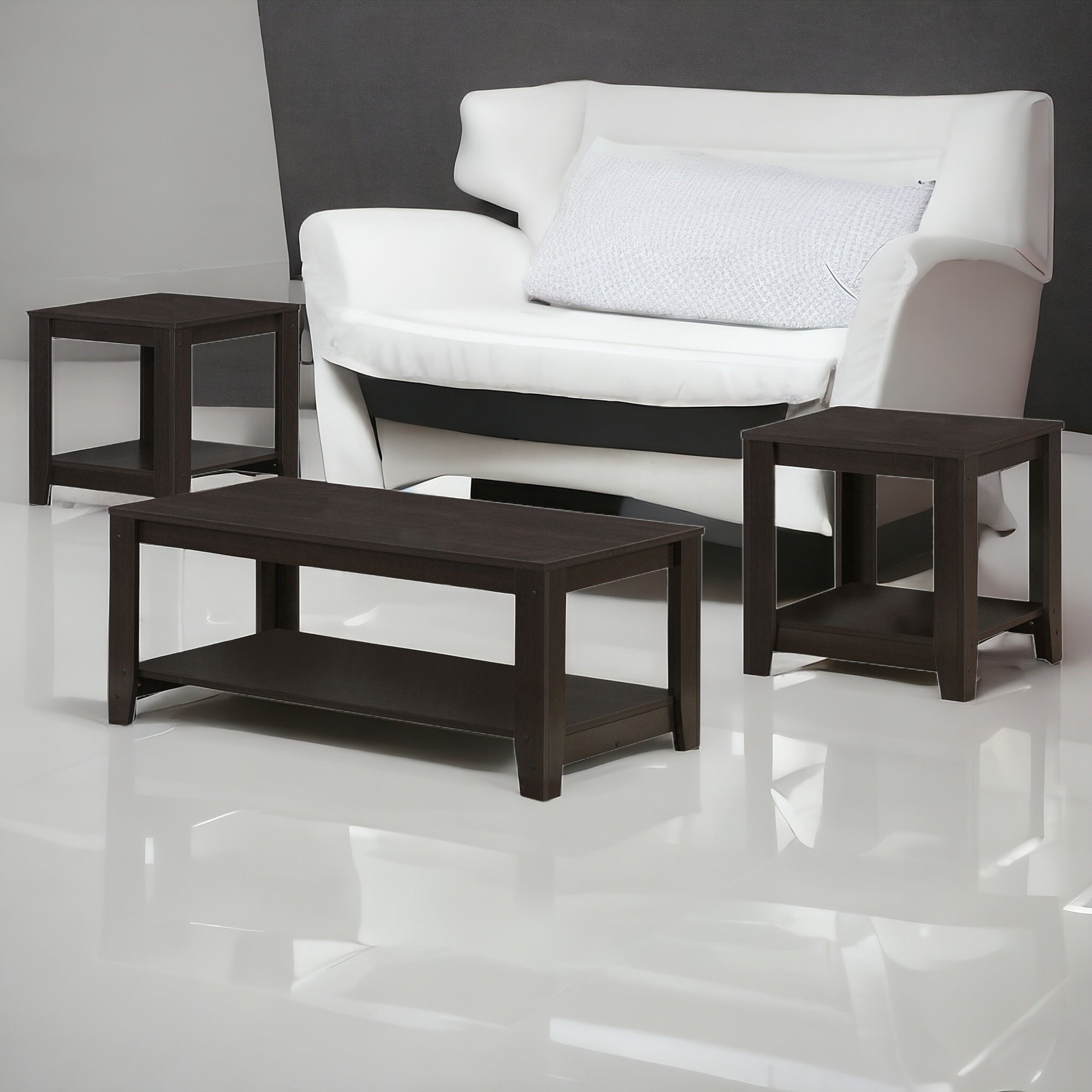 卡布奇諾餐桌套裝 3 件套