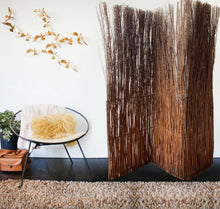 Rustic Willow Branch Three Panel Room Divider Screen