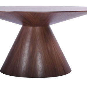 Walnut Veneer Dining Table 59 x 59 x 30