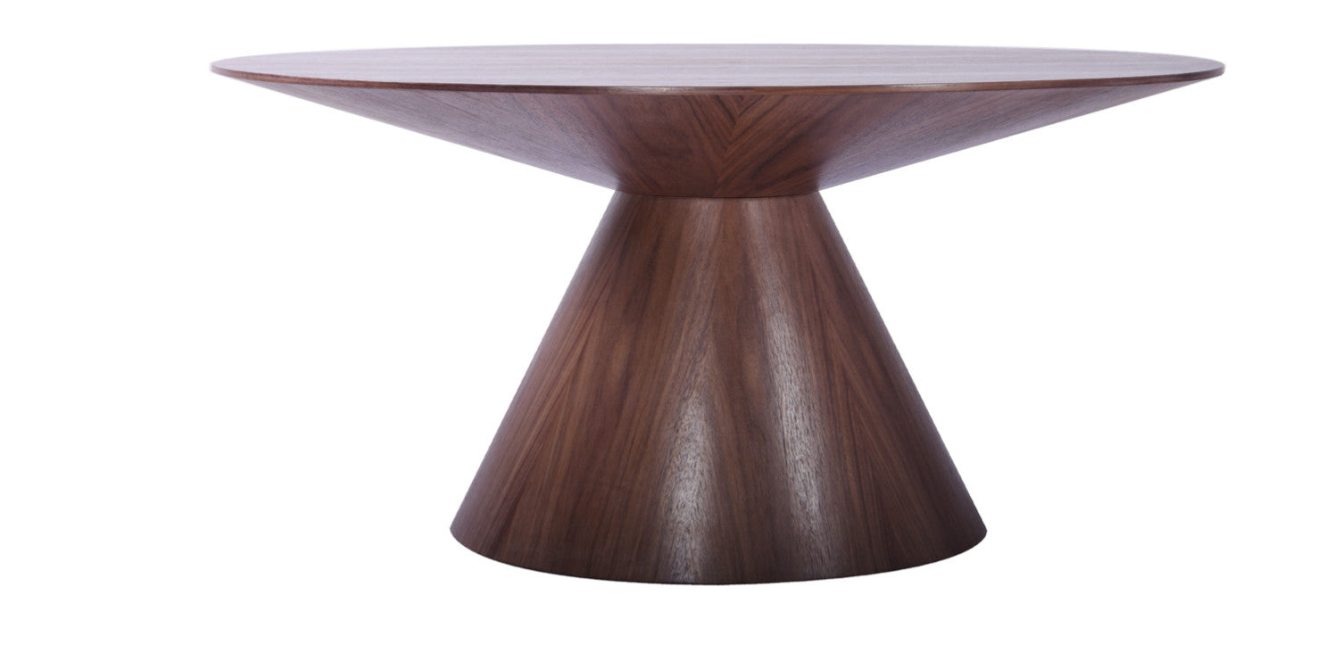 Walnut Veneer Dining Table 59 x 59 x 30