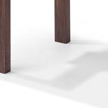 63 X 35 X 30 Walnut Solid Wood Extendable Dining Table