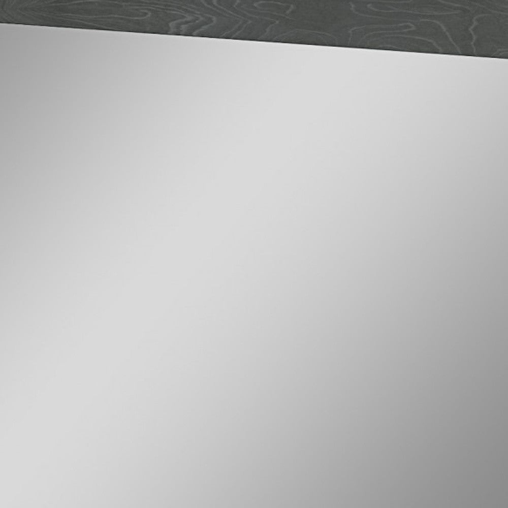 63 X 1 X 48 Espejo Vidrio Gris Brillo