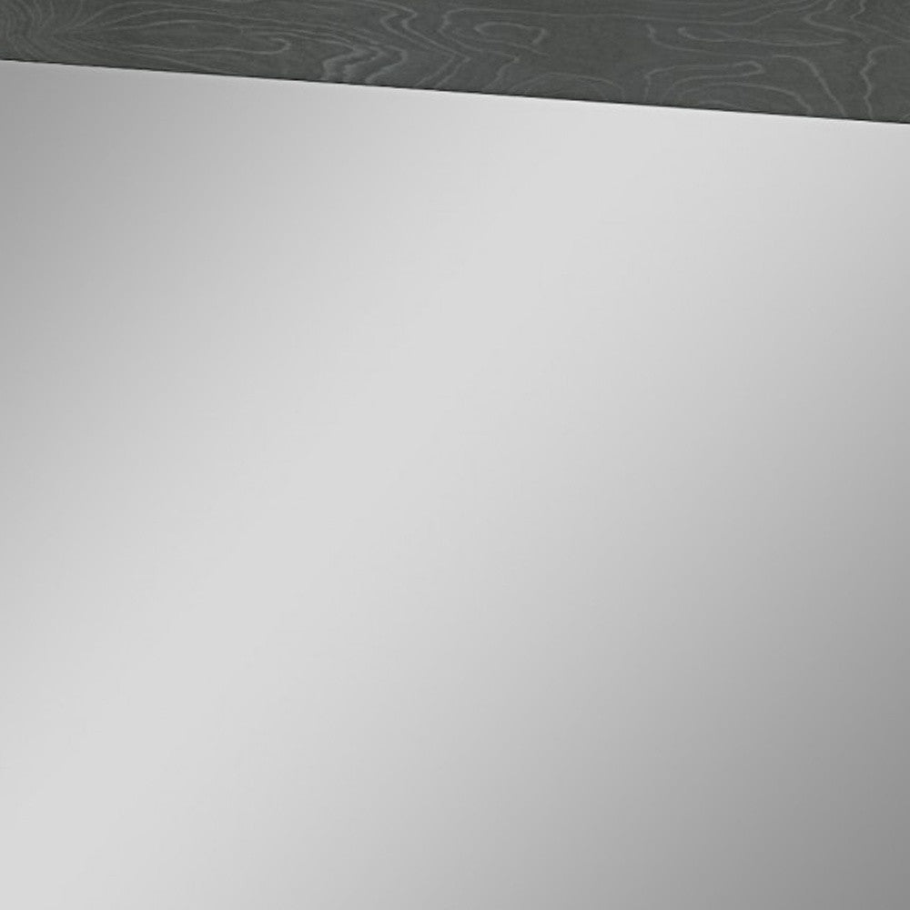 63 X 1 X 48 Espejo Vidrio Gris Brillo