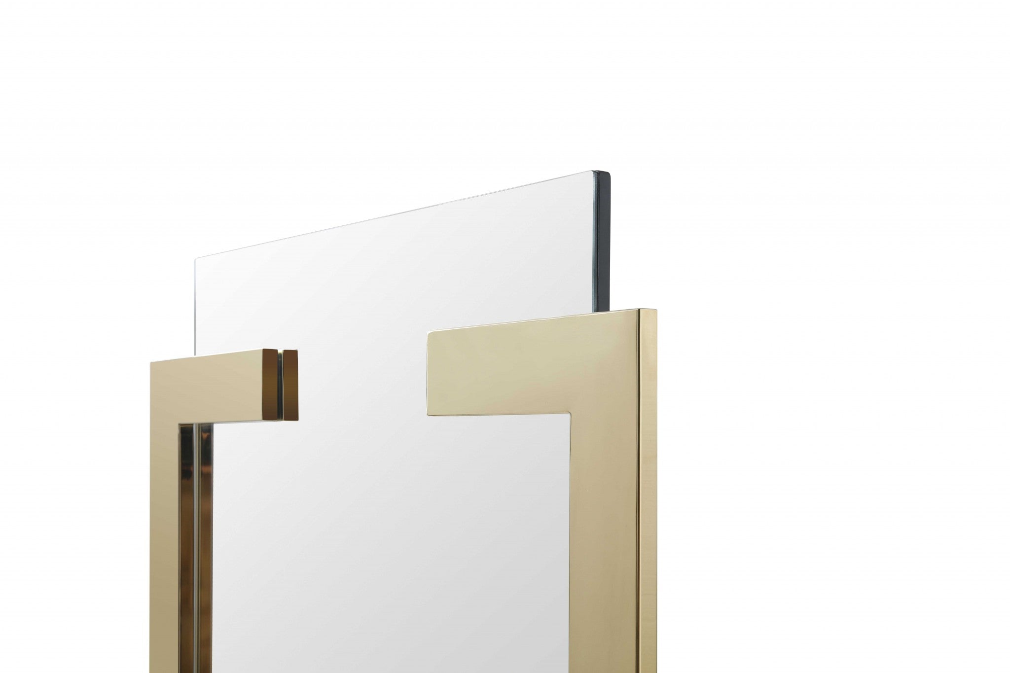 35 X 35 X 2 Polished Gold Stainless Steel Mirror