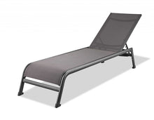 Set Of 2 Taupe Aluminum Chaise Lounges
