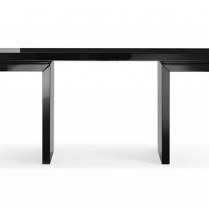 Consola Lacada Negra 63 X 15 X 35