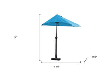 Aqua Outdoor Side Wall Umbrella - 9’