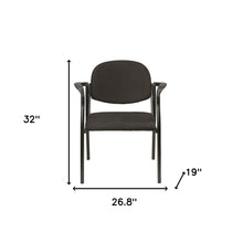 Navy Blue Fabric Seat Swivel Adjustable Task Chair Fabric Back Steel Frame