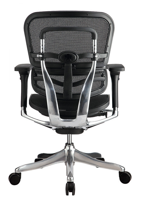 Black Mesh Seat Swivel Adjustable Task Chair Mesh Back Steel Frame