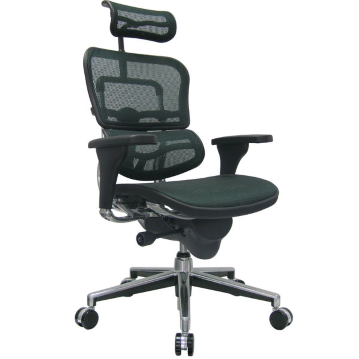 Plum Swivel Adjustable Executive Chair Mesh Back Plastic Frame