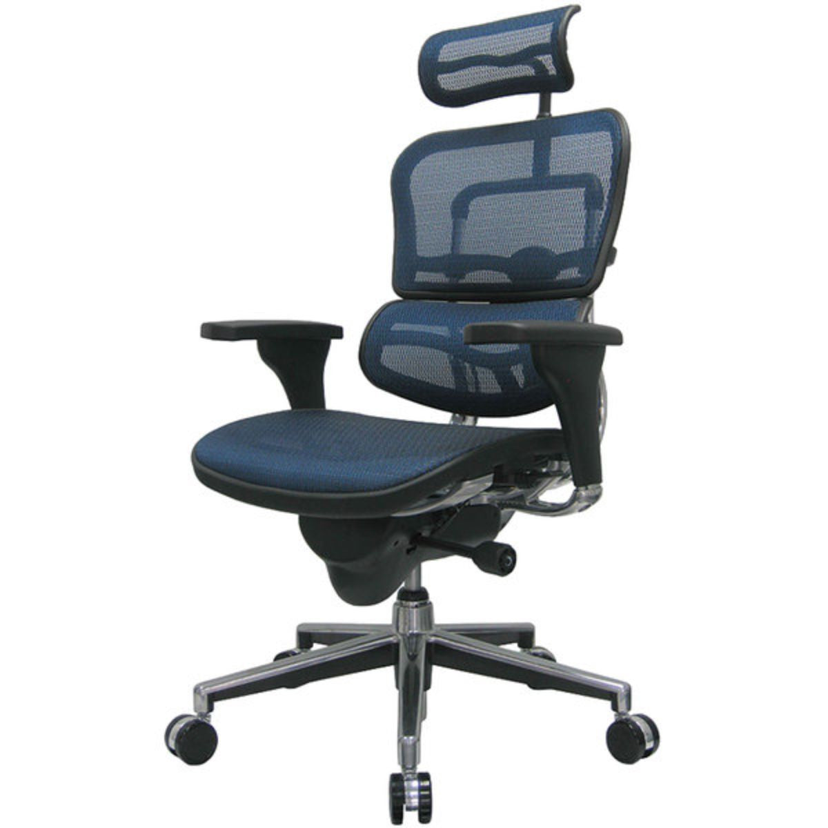 Plum Swivel Adjustable Executive Chair Mesh Back Plastic Frame