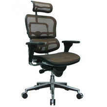 Plum Swivel Adjustable Executive Chair Mesh Back Plastic Frame