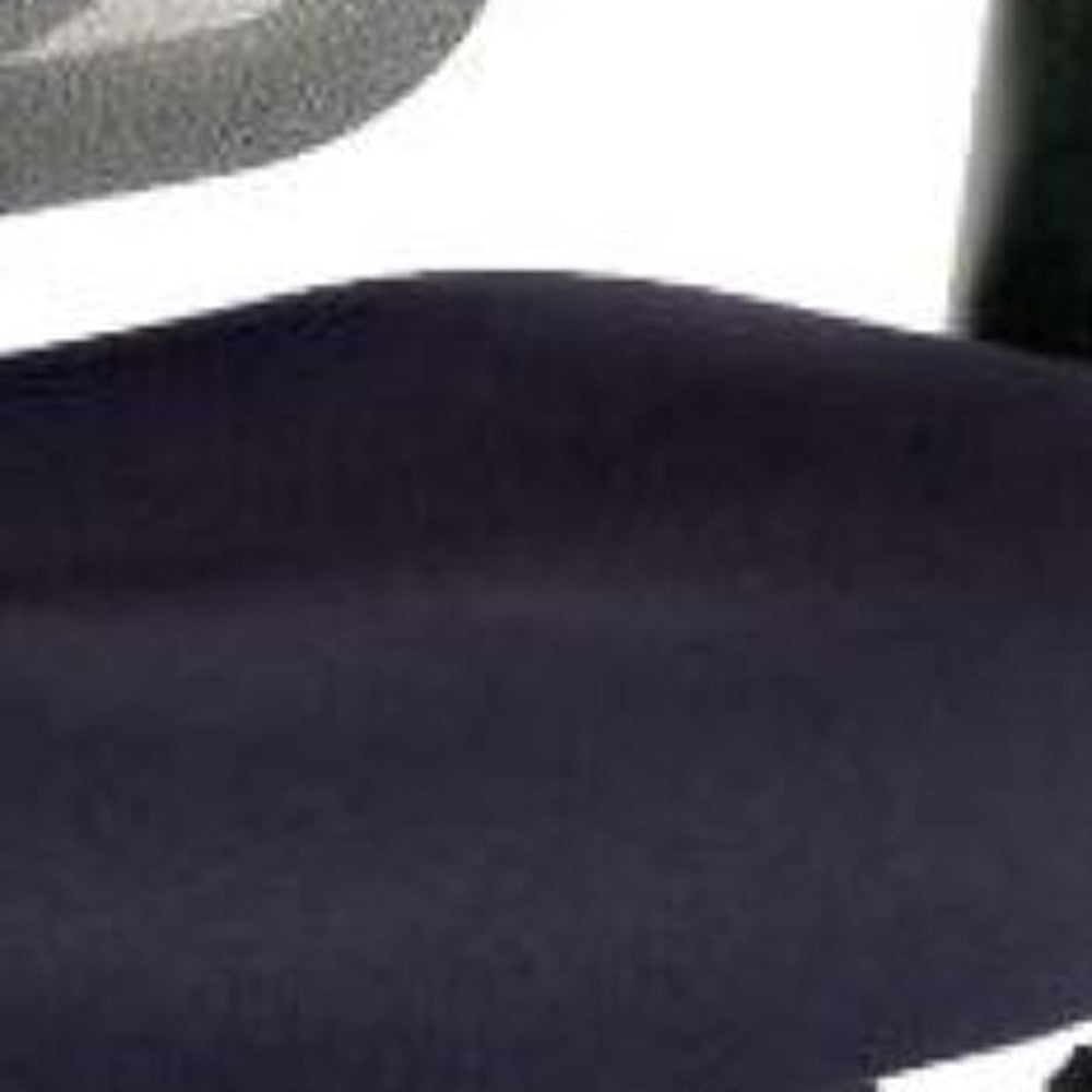 Slate Gray Fabric Seat Swivel Adjustable Task Chair Mesh Back Plastic Frame