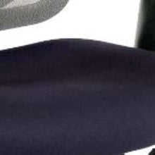 Slate Gray Fabric Seat Swivel Adjustable Task Chair Mesh Back Plastic Frame