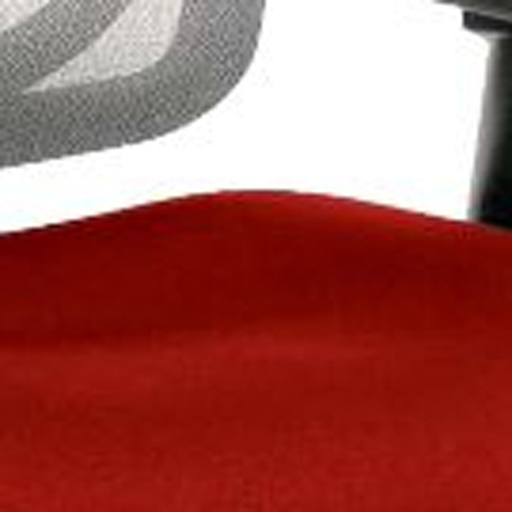 Slate Gray Fabric Seat Swivel Adjustable Task Chair Mesh Back Plastic Frame