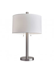 Classic Brushed Steel Metal Table Lamp