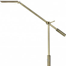 Sleek Brass Metal Adjustable And Dimmable Led Desk Lamp
