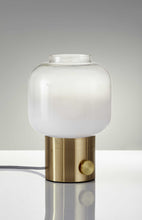 Mod Pod Black Glass Table Lamp