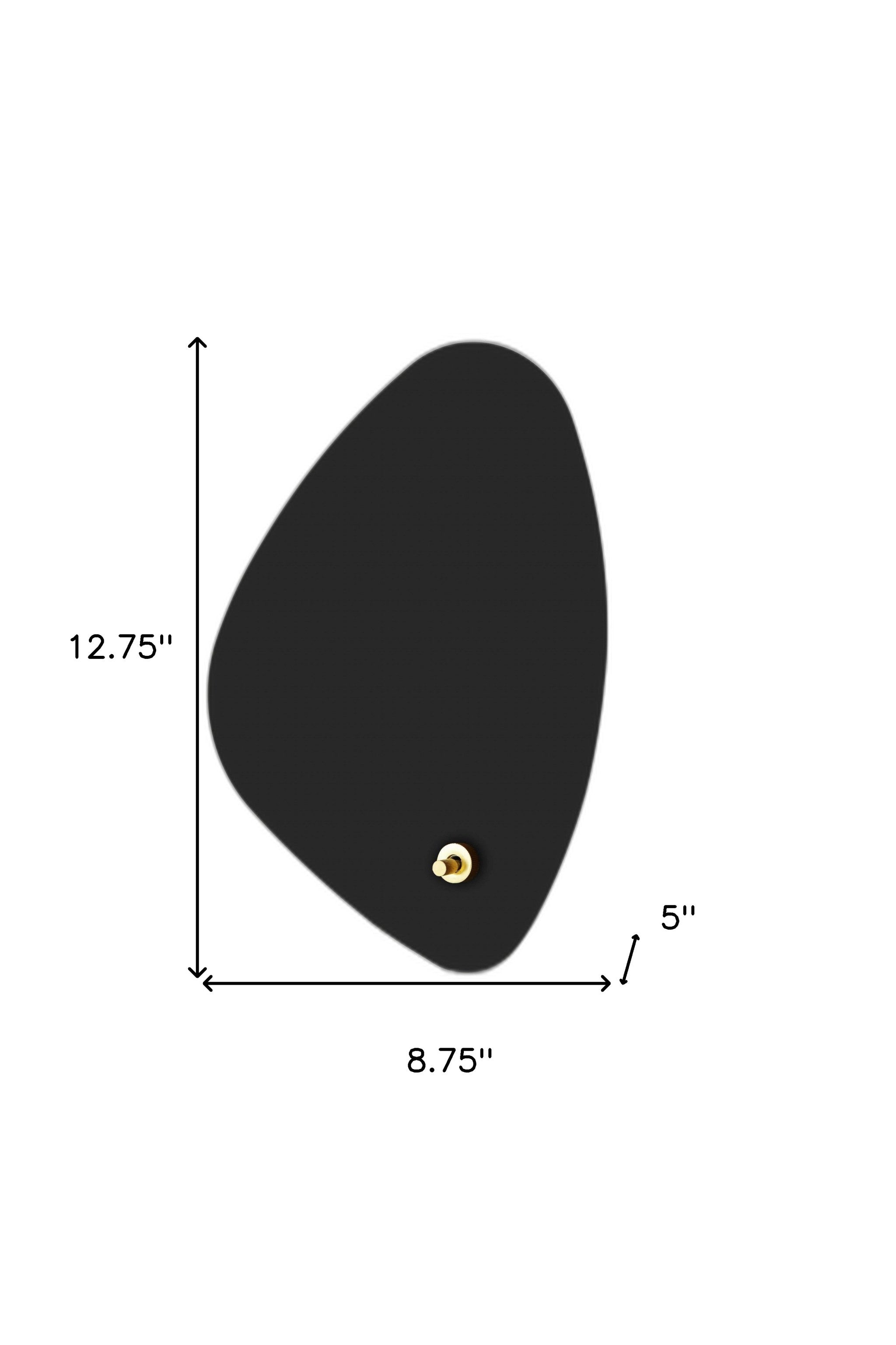 Black Fin Concrete Table Lamp