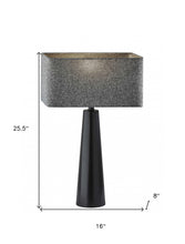 Urban Edge Black Metal Table Lamp