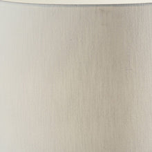 Black Wood Circular Block Table Lamp