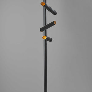 This Way That Way Black Metal Led Floor Lamp
