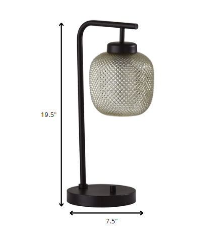 Bronze Metal Dotty Desk Lamp