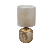Bronze Metal Dotty Table Lamp With Night Light